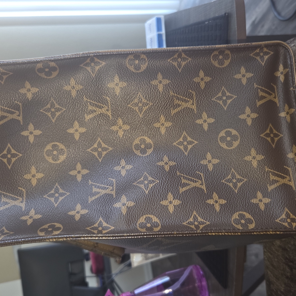 Louis Vuitton Monogram Canvas Tote in Brown & Gold - Picture 2 of 6